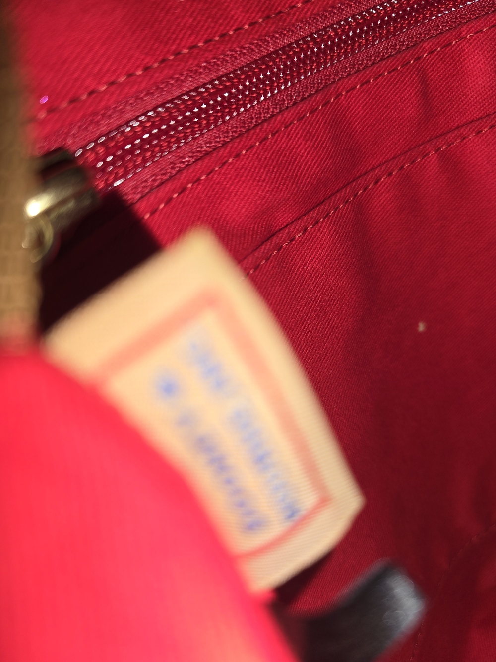 Dooney & Bourke Metallic Bronze Ostrich-Embossed Shoulder Bag - Picture 6 of 7